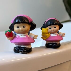 Fisher- Price Little People Girl Lot of 2 Toddler Toy